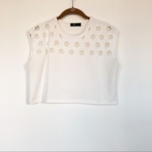 Xsara Laser-Cut Crop Top